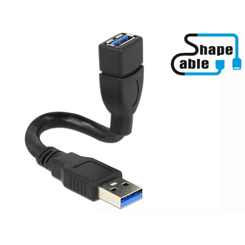 USB-kaabel DeLOCK 0,15m 2xUSB3.0-A