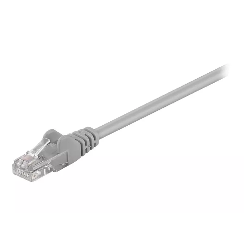 Wentronic Goobay - Paigalduskaabel - RJ-45 (I) kuni RJ-45 (I) - 25,0 m - UTP - CAT 5e - Vormitud - Hall (95635)