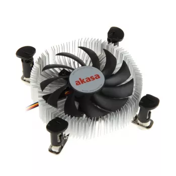 Cooler Akasa AK-CC7122BP01 Protsessori jahutussüsteem 7,5 cm Alumiinium Sinine