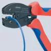 Pressimistangid Knipex PreciForce mudel 975236 SB — isoleeritud käepidemed musta, sinise ja punasega