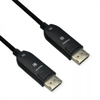 ROLINE DisplayPort v2.1 kaabel AOC DP80 UHBR13.5 54G ST/ST 50 m - kaabel - digitaalne/kuvar/video (14.01.3504)