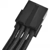 SilverStone SST-PP07-PCIB pikenduskaabel 8-kontaktiline PCIe – 6+2-kontaktiline PCIe, 25 cm, must