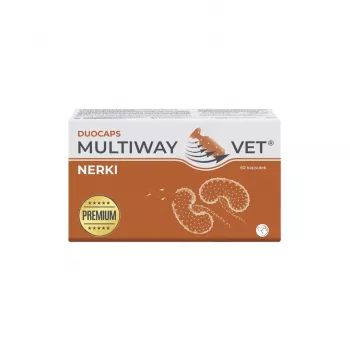Toidulisandi kapslid JM Sante Multiway Vet Duocaps Kidneys koertele ja kassidele, 60 tk, 150 g pappkarbis