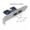 Pesa kronstein DeLOCK 61725 2x eSATAp 5V/12V liidesekaardid/adapter