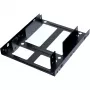 Kinnitusraam ultron Sisemine 2x2,5 SSD/HDD Metall must (377215)