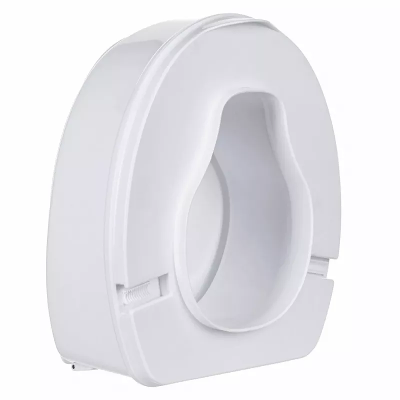 Tõstetud WC-poti tarvik ActionMed NT15AM — pikendus, 15 cm kõrgus, polüpropüleen, lukustatav, max koormus 180 kg, siseava 210×268 mm, laius 360 mm