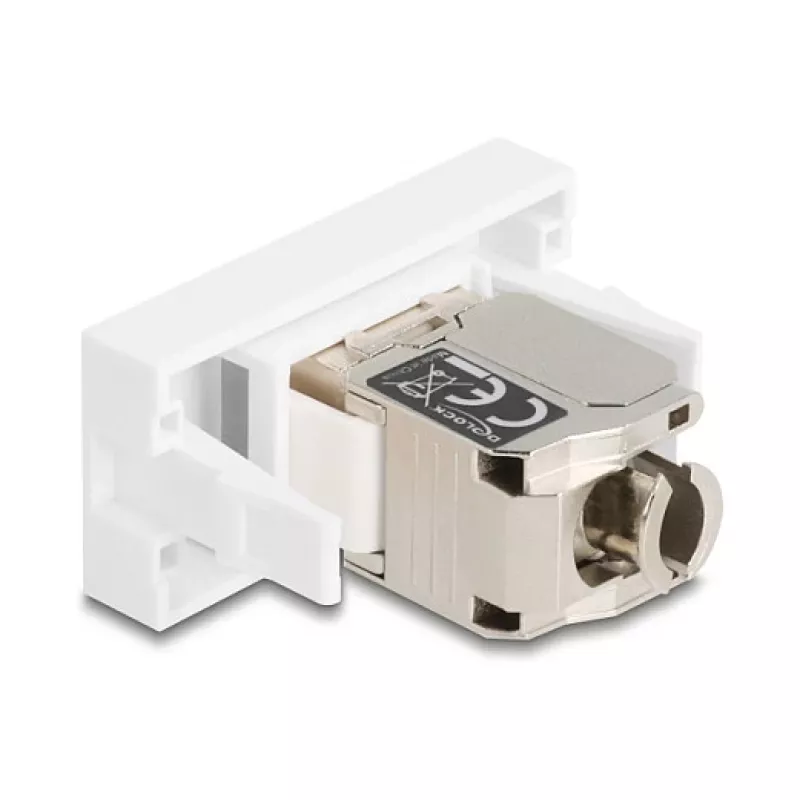 Võrgu RJ45 moodul DELOCK 90904 Cat.6A LED-iga keystone-paneelidele ja patch-paneelidele