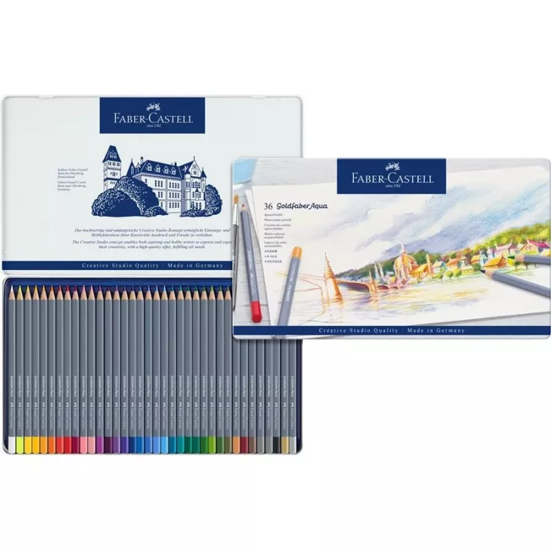 Colored Pencils Faber-Castell Goldfaber Aqua 36 tk