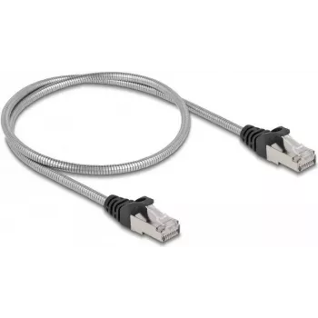 Võrgukaabel DeLOCK RJ45 kaabel Cat.6A U/FTP RJ-45 0,5 m hõbedane