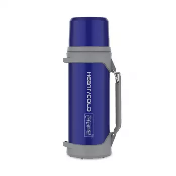 Termospudel Maestro MR-1631 1,5 L sinine/hall, 24 h soojapidavus, kaanega, topsiga ja käepidemega