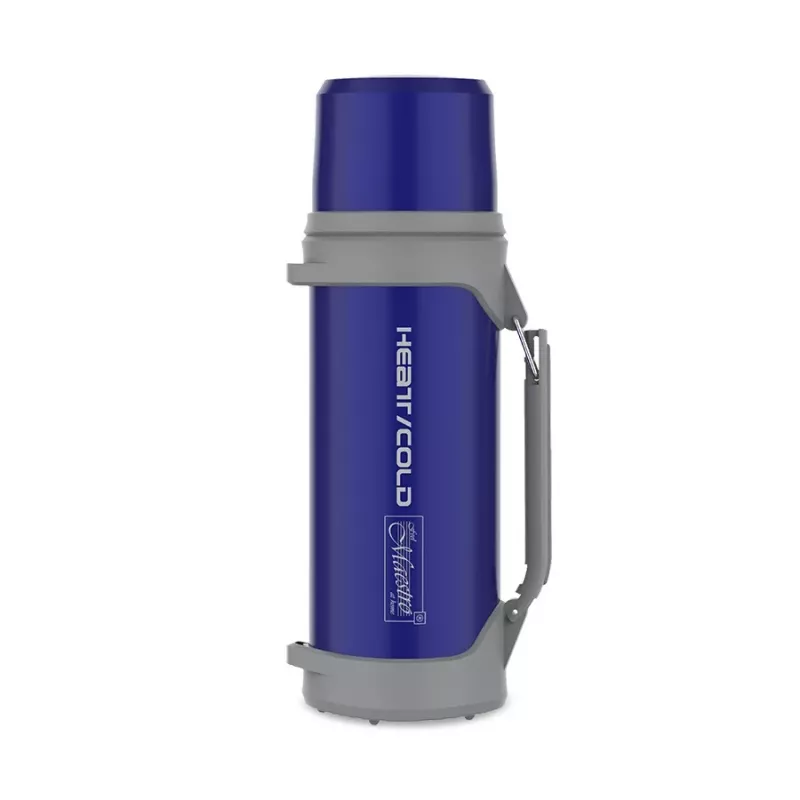 Termospudel Maestro MR-1631 1,5 L sinine/hall, 24 h soojapidavus, kaanega, topsiga ja käepidemega