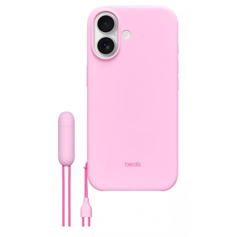 Jalatoega ümbris iPhone 17 Apple Beatsile MagSafe ja kaamera juhtimisega, Pebble Pink, PC ja mikrokiud