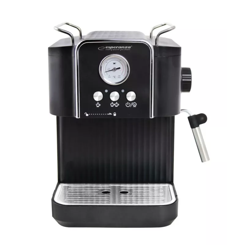 Espresso kohvimasin ESPERANZA EKC010 — 1,8 L veepaak, 850 W, 20 baari, sisseehitatud piimavahustaja