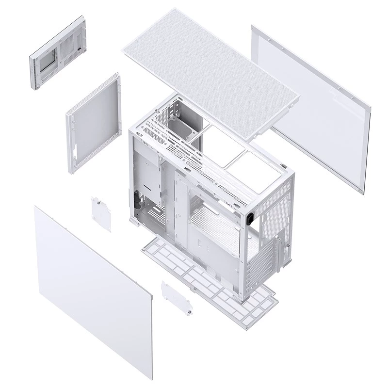 PC Case Jonsbo D41 STD Midi Tower Valge