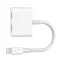 Belkin | Lightning Audio + Charge RockStar kaabel, 11.5 cm, Valge | F8J198btWHT