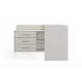 Corner desk top e shop DANY Kaszmir Beige — nurgatööjaam, kompaktne paigutus
