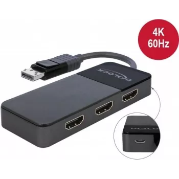 Video Splitter DeLOCK 87770 DisplayPort 3x HDMI-ks