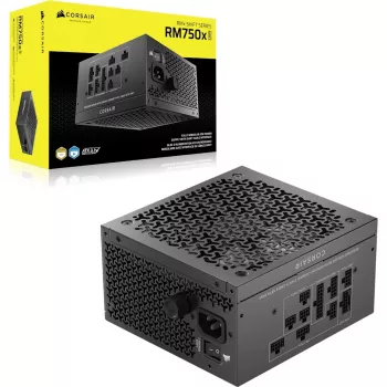 Toiteplokk CORSAIR RMx Shift RM750x 750 W ATX 24-kontaktiline 80 PLUS Gold, must, 140 mm ventilaator