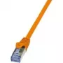 Võrgukaabel LogiLink Cat6a S/FTP RJ-45 5m Oranž
