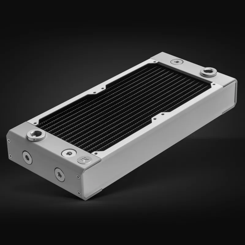 Radiaator EK Water Blocks messing vask roostevaba teras valge 130x300x44mm