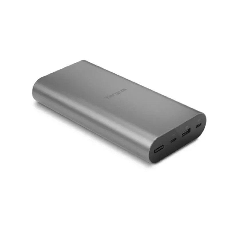 Kaasaskantav laadija Dell APB080GL 25000 mAh, 1×USB-A + 2×USB-C, 2 A väljund, hall, 0,522 kg