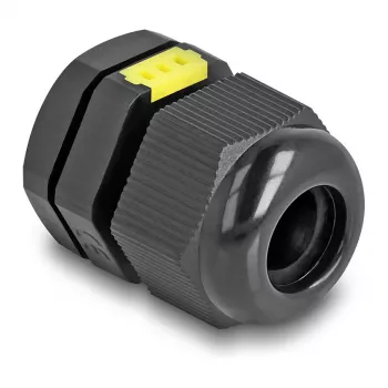 DeLOCK kaabli läbiviigutihend M16 ventilatsiooniga IP68 veekindel must 2 tk