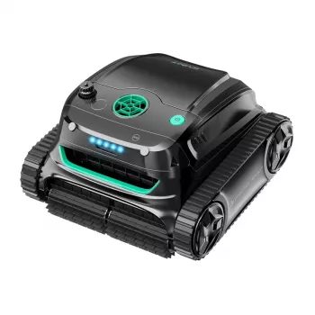 Wybot S2 Solar juhtmevaba basseinipuhastusrobot — Wybot S2 Solar basseinipuhastaja, juhtmevaba töö