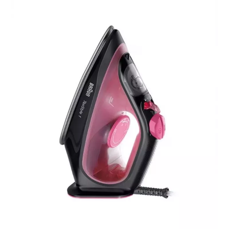 Braun TexStyle 1 kuiv- ja aurutriikraud keraamilise tallaga 2000 W must, lilla