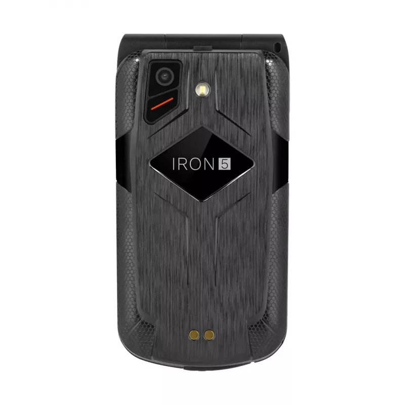 Kruger & Matz Iron 5 Flip KM0466 — kahe SIM-kaardiga, 2,4-tolline ekraan, IP68/IP69K, 1200 mAh