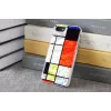 Kaitseümbris iKins Apple iPhone 8 / 7 jaoks Mondrian Valge