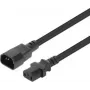 MANHATTAN 352673 Manhattan toitejuhtme pikendus IEC320 C14 - C13 10A 1m must