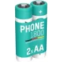 Ansmann ANS 1312-0038 - Dect NiMh aku AA Mignon 1600 mAh 2-pack - Aku - Mignon (AA) (1312-0038)