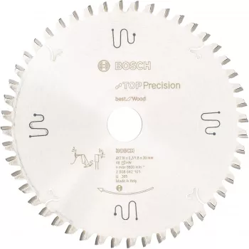 Ümmargune saeketas parim puidule, Ø 216mm, 48 hammast (ava 30mm, kapp- ja järkamissaagidele)