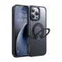 Kaitseümbris Mcdodo PC-4932 iPhone 16 Pro jaoks integreeritud alusega, must