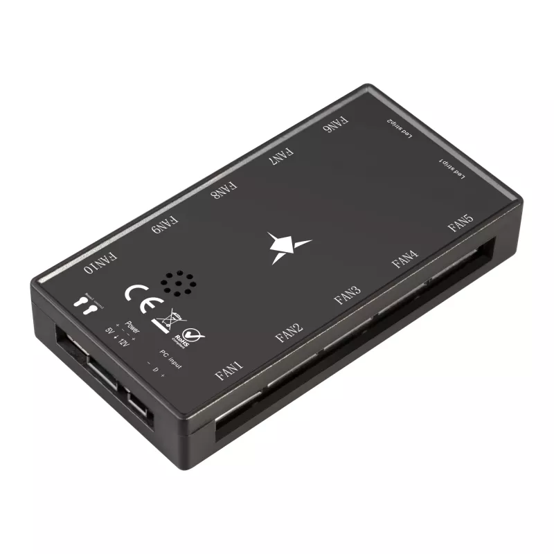 Korpuseventilaatori komplekt White Shark Nebula-2 Must — ARGB 120 mm ventilaatorid (komplekt)