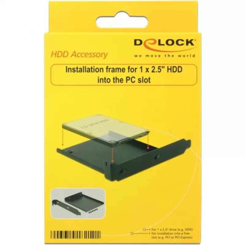 HDD korpus DeLOCK 18212 universaalne arvutikorpuse osa