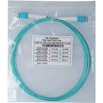 Fiiberoptiline patch-kaabel CBO BlueOptics SFP8181EU3MK 3 m, 2x LC, OM3 (akva)