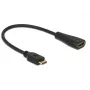 HDMI-kaabel DeLOCK 0,23 m mini-HDMI/HDMI
