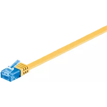 Võrgukaabel Goobay RJ-45 CAT6a 0,5 m Kollane