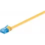 Võrgukaabel Goobay RJ-45 CAT6a 0,5 m Kollane