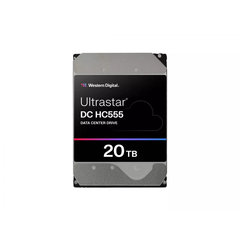 WD Ultrastar DC HC555 – kõvaketas – andmekeskus – krüpteeritud – 20 TB – sisemine – 3,5 tolli (8,9 cm)