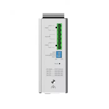Hallatav L2 võrgulüliti RUIJIE RG-NIS2100-4GT2SFP-HP — 4× gigabitine RJ45, 2× SFP, PoE++ (180 W), raami/seina/DIN-liistule paigaldatav