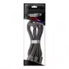 Kaetud ModMesh 12V 2x6 kuni 3x 8‑Pin kaabel, CableMod StealthSense (must), variant A