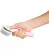 Brush ZOLUX 550004 — kassihari S, terasharjased, plastikust käepide, 175 mm, roosa/valge