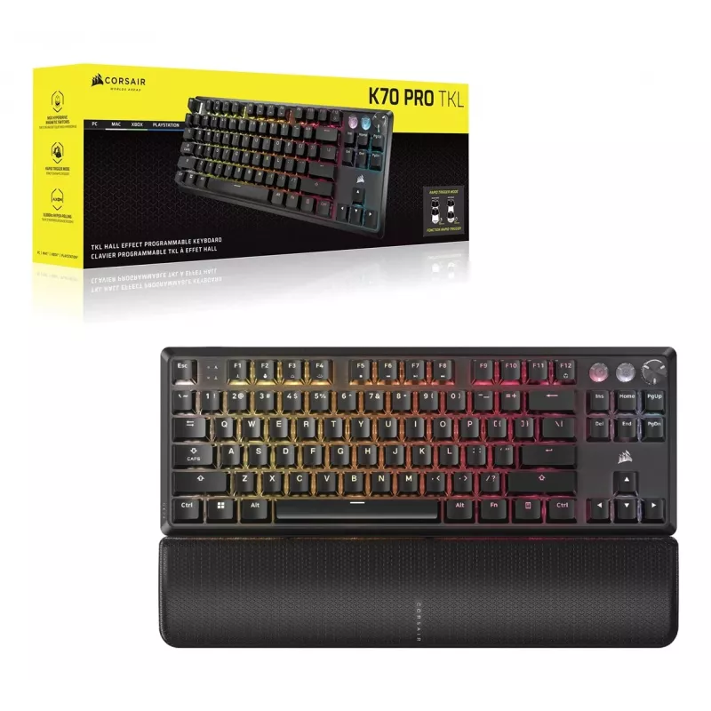 Klaviatuur Corsair K70 Pro TKL, TKL (80%), ISO (DE)