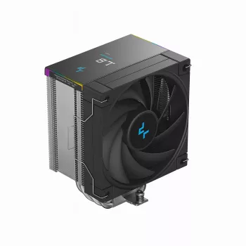 Õhkjahuti DeepCool AK500S Digital SE — 120 mm ventilaator, toetab LGA1700/AM5/AM4 ja Intel LGA115x/1200 pesasid, must