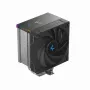 Õhkjahuti DeepCool AK500S Digital SE — 120 mm ventilaator, toetab LGA1700/AM5/AM4 ja Intel LGA115x/1200 pesasid, must