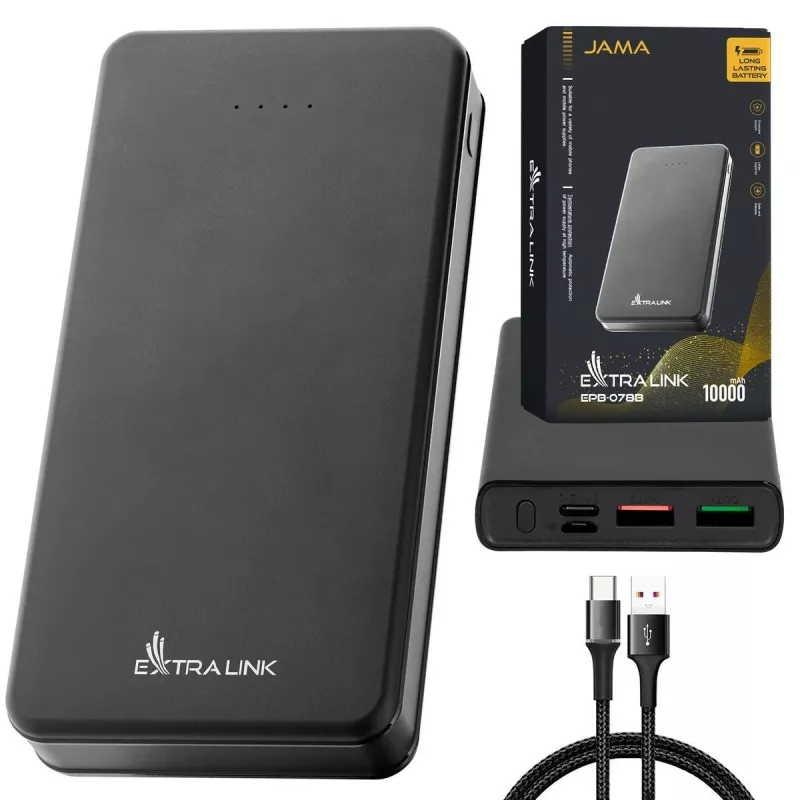 Kaasaskantav akupank Extralink EPB-078B 10000 mAh