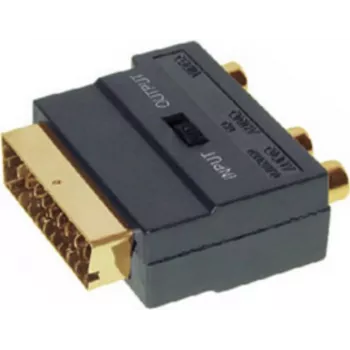 Video/Heli SCART-adapter ShiverPeaks 94035-G 3 RCA-ga (komposiit heli/video)
