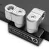 EK Water Blocks EK-Quantum Torque G1/4 tolli kahekordne pikendus Offset MF 21 - Satin Titanium